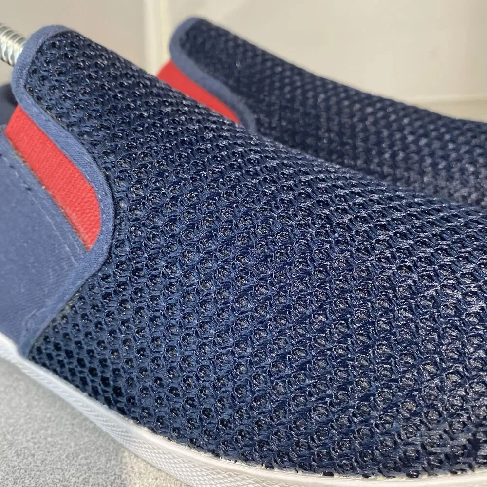Tommy Bahama Kamiki Lined Mens 8 Blue Mesh Lifestyle Shoes Knit